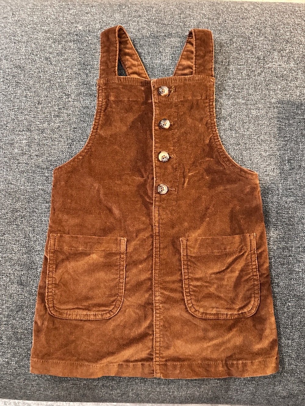 Joe Fresh Corduroy Pinafore dress - Brown Toddler girls
